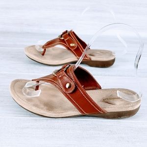 St John's Bay Leather Thong Sandals